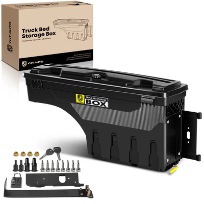 Rear Passenger Truck Bed Storage Box ToolBox