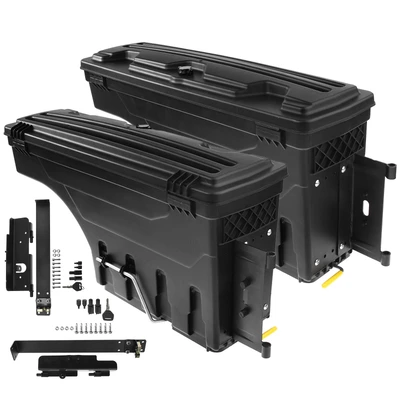 2 Pcs Rear Truck Bed Storage Box Toolbox