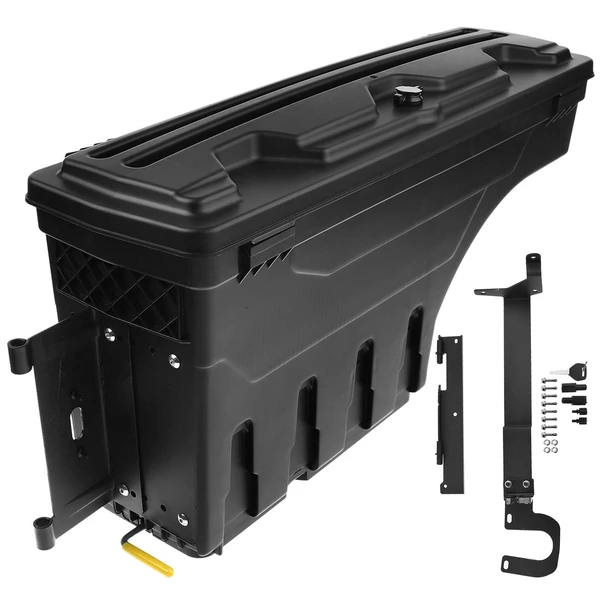 Rear Driver Truck Bed Storage Box ToolBox for 2019-2021 Ford Ranger