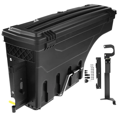 Rear Passenger Truck Bed Storage Box ToolBox for 2019-2021 Ford Ranger