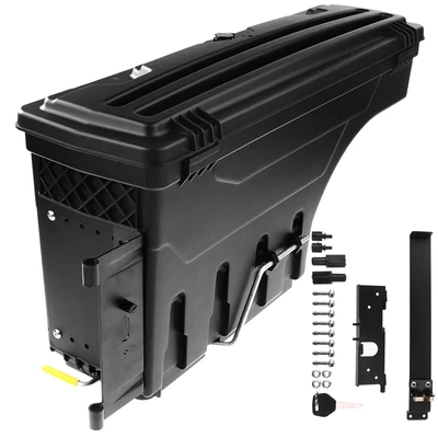 Rear Passenger Truck Bed Storage Box ToolBox