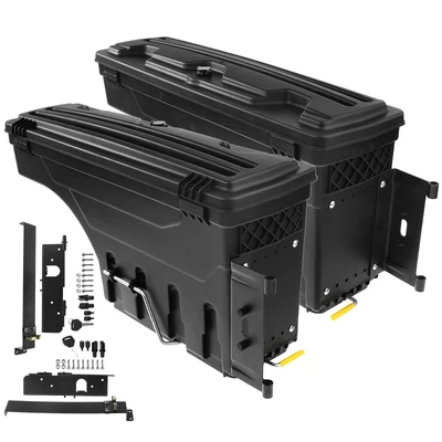 2 Pcs Rear Truck Bed Storage Box Toolbox