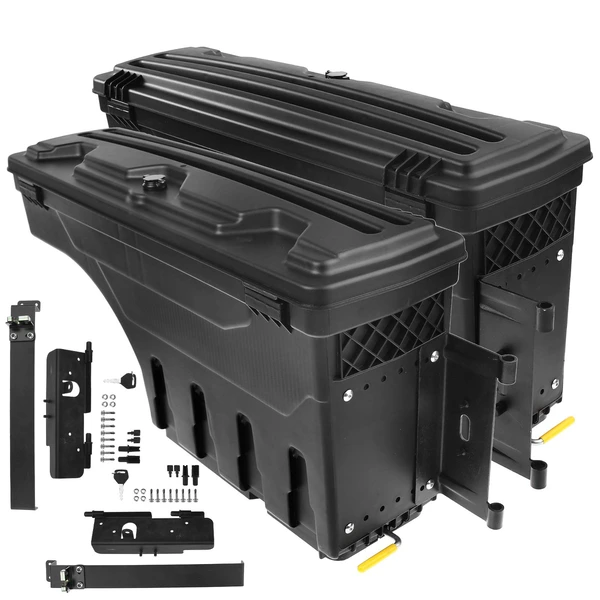 2 Pcs Rear Truck Bed Storage Box Toolbox for 1988-1998 Chevrolet C1500