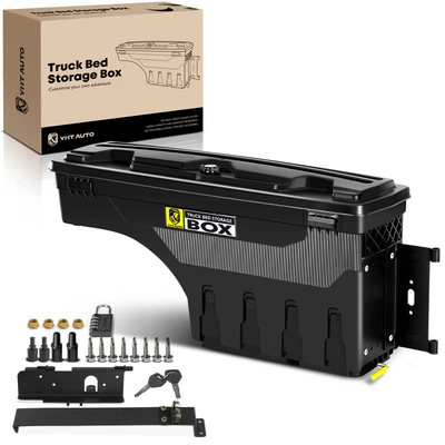 Rear Passenger Truck Bed Storage Box ToolBox