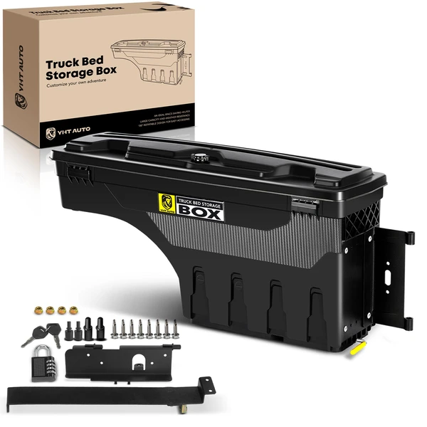 Rear Passenger Truck Bed Storage Box ToolBox for 2011 Ram Dakota