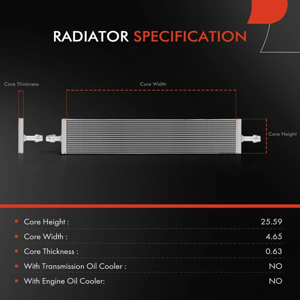 Low Temperature Water Cooler for Mercedes-Benz W222 S-CLASS 2014-2020