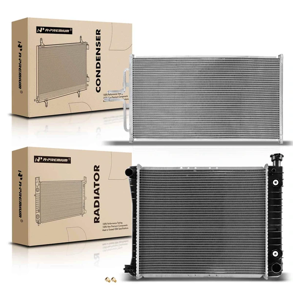 Radiator & AC Condenser Cooling Kit for 1988-1990 Chevrolet C2500
