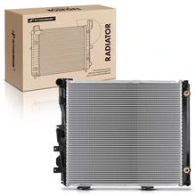 Aluminum Radiator with Transmission Oil Cooler for 1987-1989 Mercedes-Benz 260E