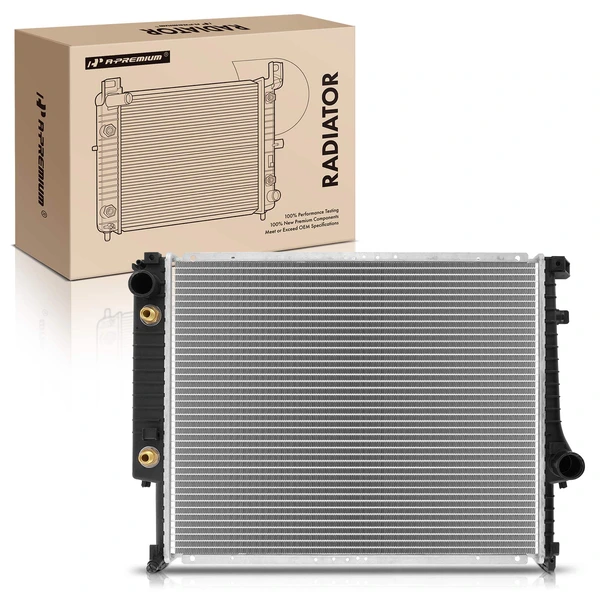Aluminum Radiator with Transmission Oil Cooler for 1988-1991 BMW 325iX