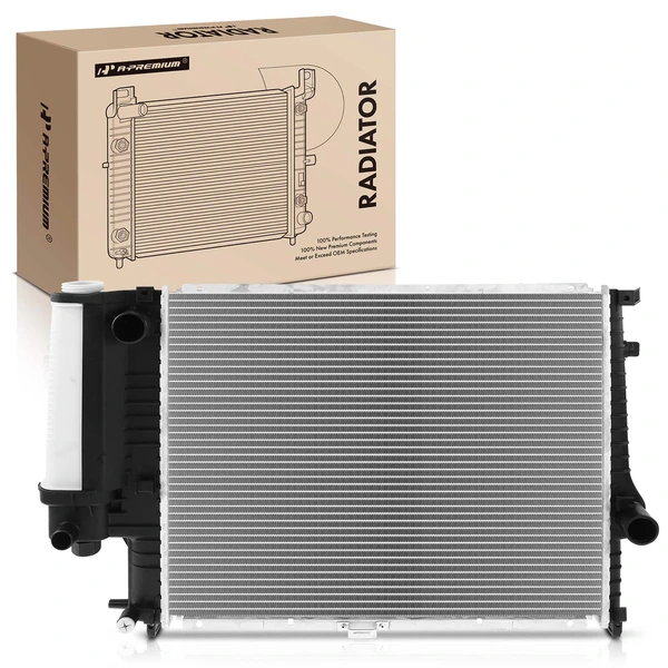 Aluminum Radiator for BMW 525i 1990-1995 525iT 1993 L6 2.5L