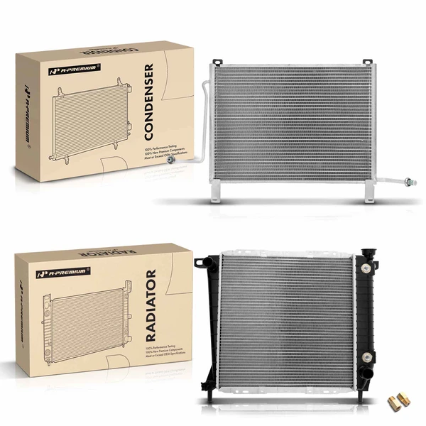 Radiator & AC Condenser Cooling Kit for 1994 Mazda B2300