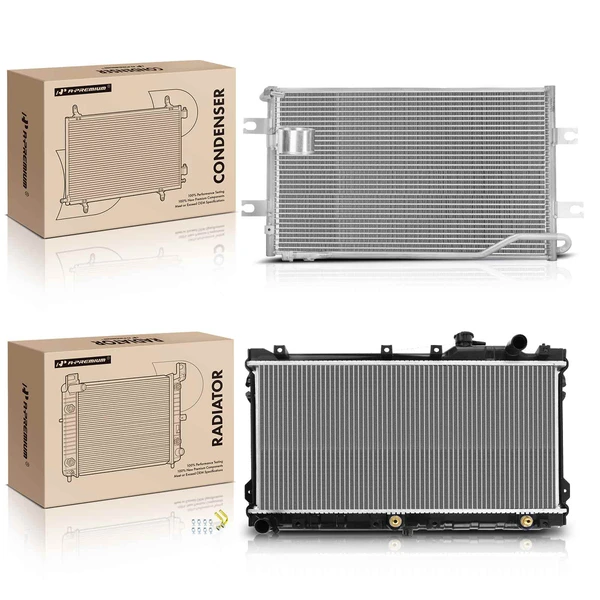 Radiator & AC Condenser Cooling Kit for Mazda Miata 1990-1997 Automatic