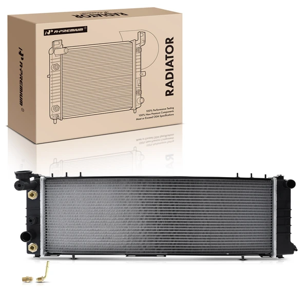 Aluminum Radiator with Engine Oil Cooler for Jeep Cherokee 1991-2001 Comanche 1991-1992