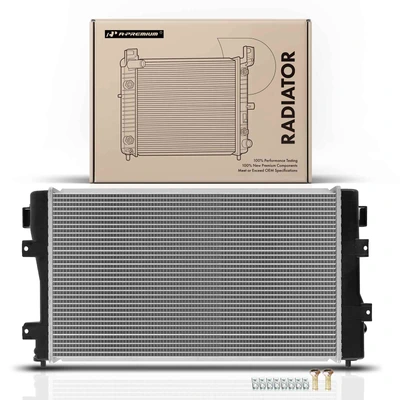 Aluminum Radiator with Transmission Oil Cooler