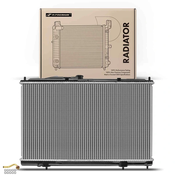 Aluminum Radiator with Transmission Oil Cooler for 1993-1995 Plymouth Colt