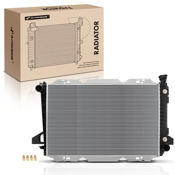 Aluminum Radiator with Trans Oil Cooler for 1985-1992 Ford Bronco