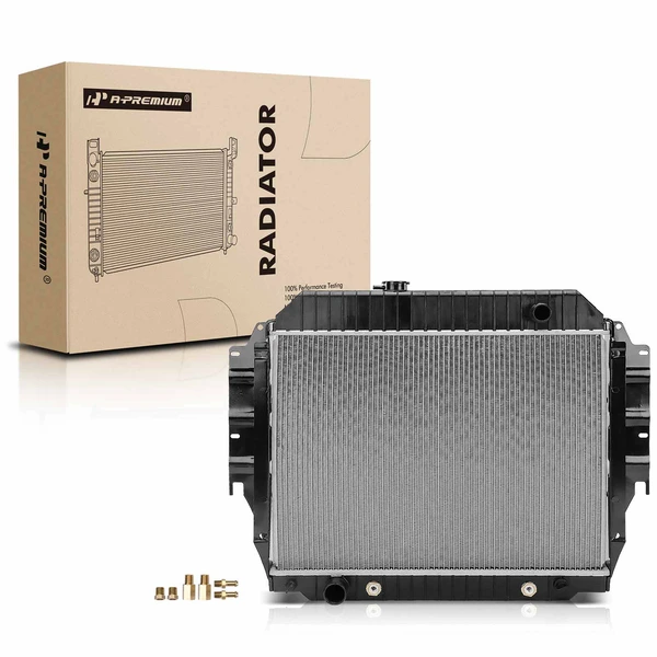 Aluminum Radiator with Transmission Oil Cooler for Ford E-150 E-250 E-350 Econoline 92-96