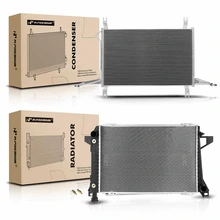 Radiator & AC Condenser Cooling Kit for 1994-1996 Ford F-150