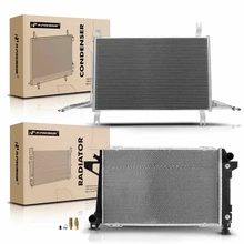 Radiator & AC Condenser Cooling Kit for 1994-1996 Ford F-150