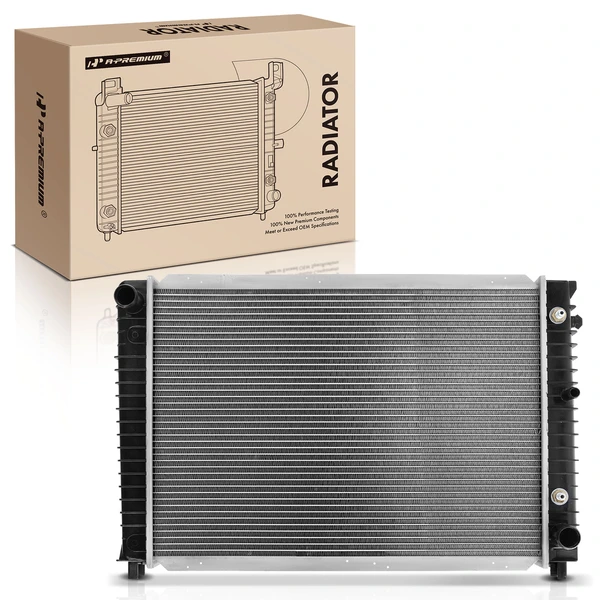 Aluminum Radiator with Trans Oil Cooler for 1987-1992 Volvo 740