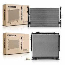 Radiator & AC Condenser Cooling Kit for Toyota Tacoma 1995-1997 22.625 inches Core Height