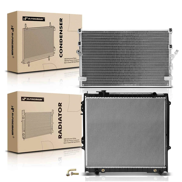 Radiator & AC Condenser Cooling Kit for Toyota Tacoma 1998-2004