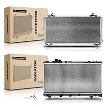 Radiator & AC Condenser Cooling Kit for 1995-1997 Toyota Tercel