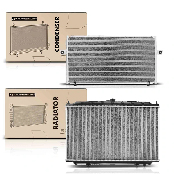 Radiator & AC Condenser Cooling Kit for 1997-1998 Nissan Maxima