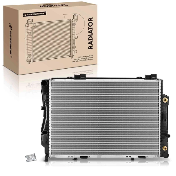 Aluminum Radiator with Transmission Oil Cooler for 1995-1997 Mercedes-Benz C36 AMG