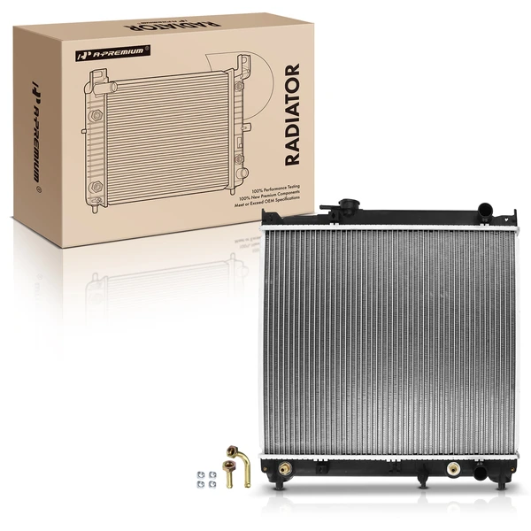 Aluminum Radiator with Trans Oil Cooler for 1998 Chevrolet Tracker