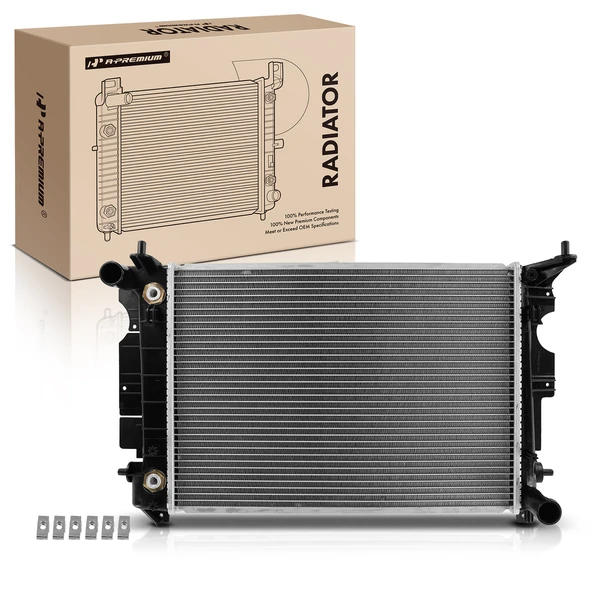 Aluminum Radiator with Transmission Oil Cooler for 1999-2002 Saab 9-3