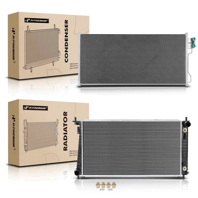 Radiator & AC Condenser Cooling Kit for 1997-1998 Ford Expedition