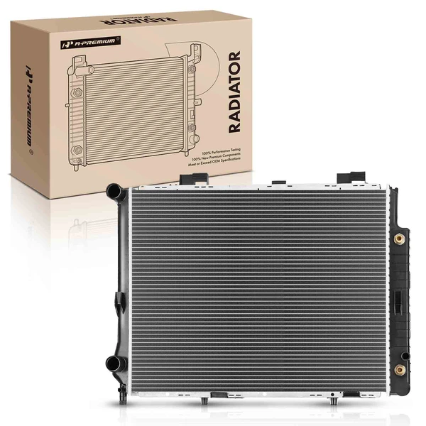 Aluminum Radiator with Transmission Oil Cooler for 1996-1997 Mercedes-Benz E320
