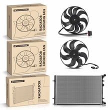 3 Pcs Radiator & Cooling Fan Assembly Kit