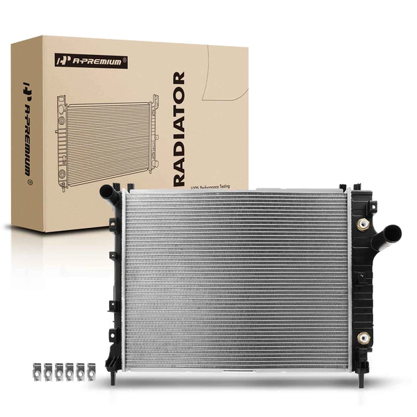 Aluminum Radiator with Trans Oil Cooler for 2000-2004 Dodge Dakota