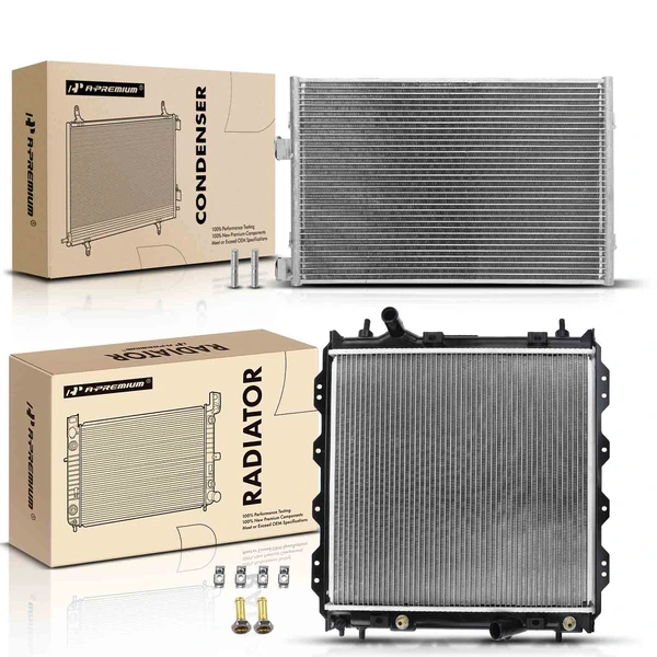 Radiator & AC Condenser Cooling Kit for 2001-2010 Chrysler PT Cruiser