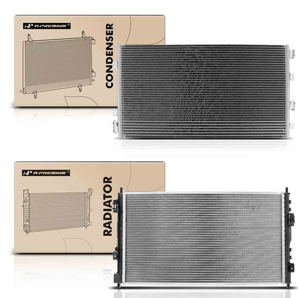 Radiator & AC Condenser Cooling Kit for 2005-2006 Chrysler Sebring
