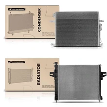 Radiator & AC Condenser Cooling Kit for 2004 Jeep Grand Cherokee 4.7L V8