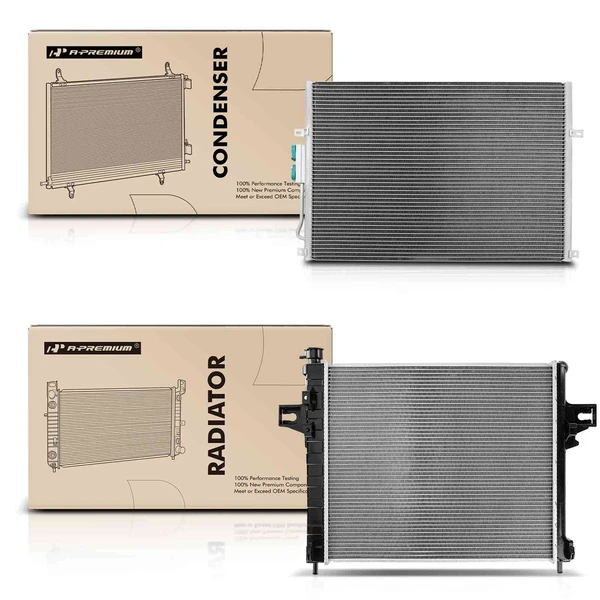 Radiator & AC Condenser Cooling Kit for 2001-2003 Jeep Grand Cherokee