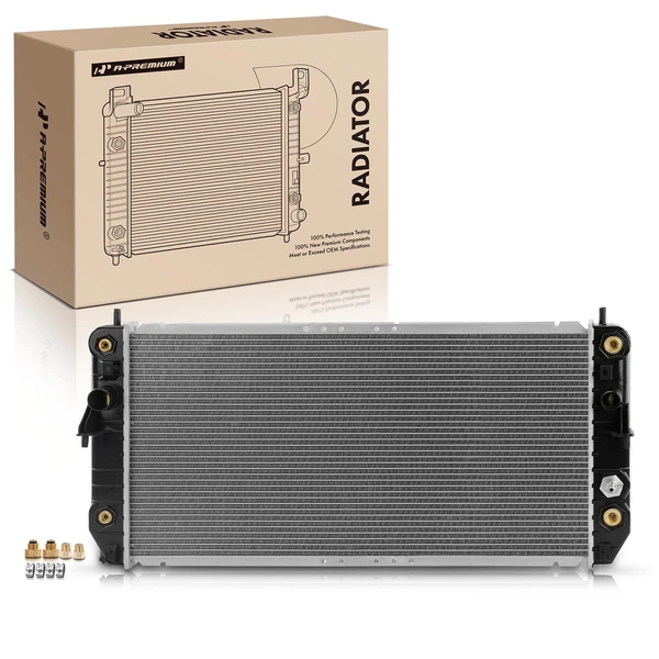 Aluminum Radiator with Oil Cooler for Cadillac DeVille 2000 V8 4.6L