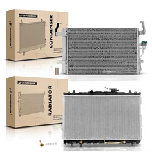 Radiator & AC Condenser Cooling Kit for 2001-2006 Hyundai Elantra