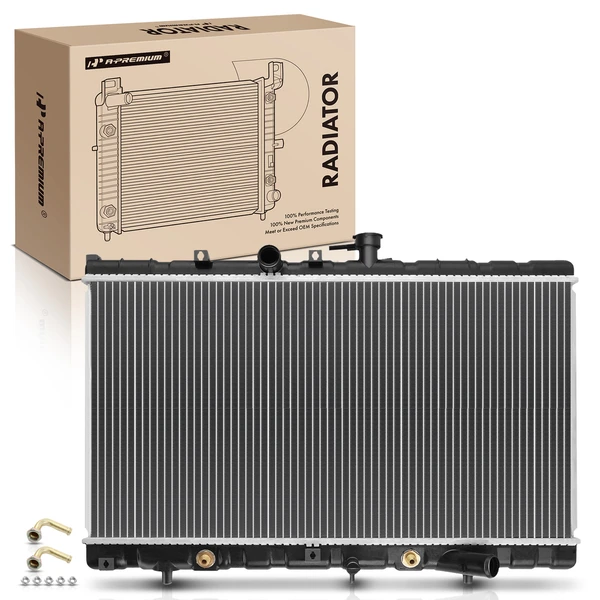 Aluminum Radiator with Transmission Oil Cooler for Kia Rio 2001-2002 1.5L