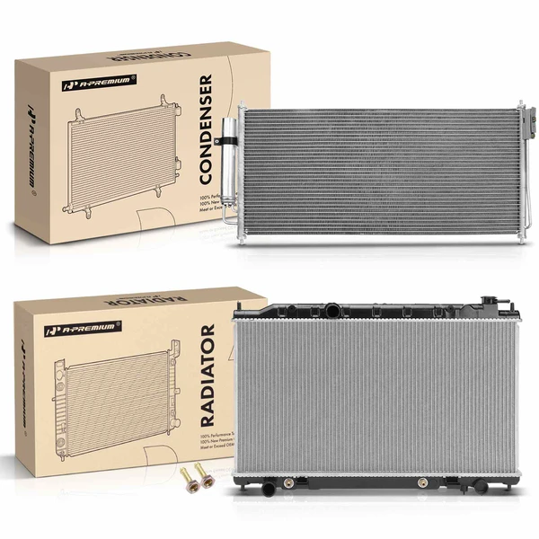 Radiator & AC Condenser Cooling Kit for 2002-2006 Nissan Altima