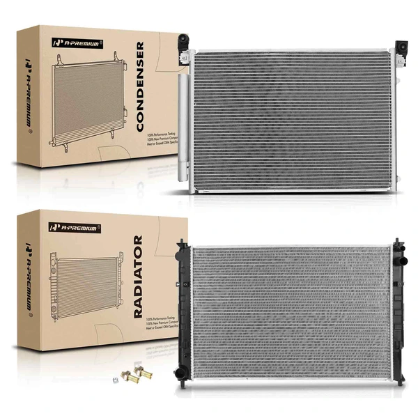 Radiator & AC Condenser Cooling Kit for 2002-2006 Mazda MPV