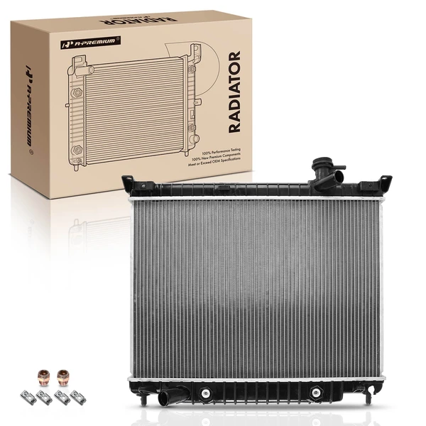 Aluminum Radiator with Trans Oil Cooler for 2002-2004 Oldsmobile Bravada