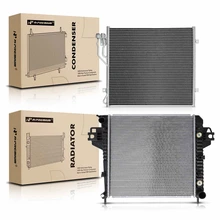 Radiator & AC Condenser Cooling Kit for 2002-2005 Jeep Liberty