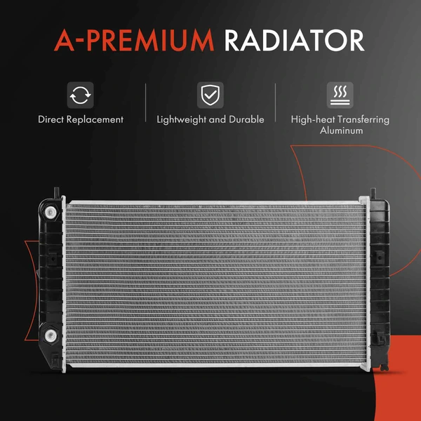 Aluminum Radiator with Oil Cooler for Cadillac Seville 2001-2004 V8 4.6L Automatic