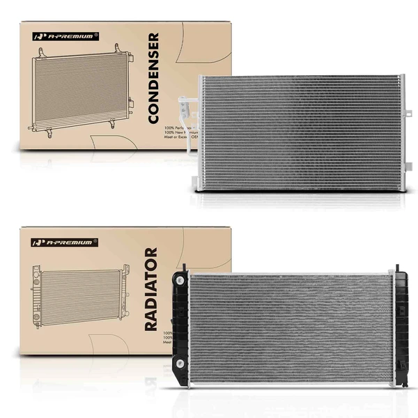 Radiator & AC Condenser Cooling Kit for 2001-2004 Cadillac Seville