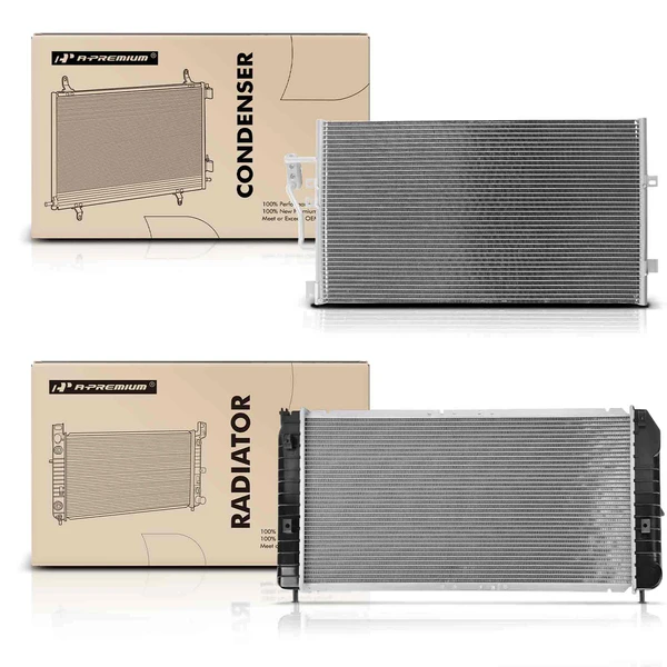Radiator & AC Condenser Cooling Kit for 2001-2004 Cadillac Seville