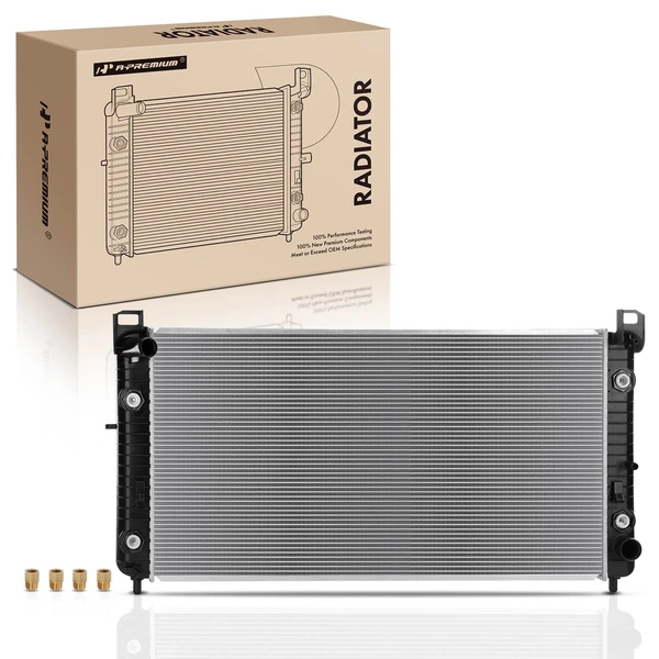 Aluminum Radiator with Oil Cooler for 2001-2002 GMC B7